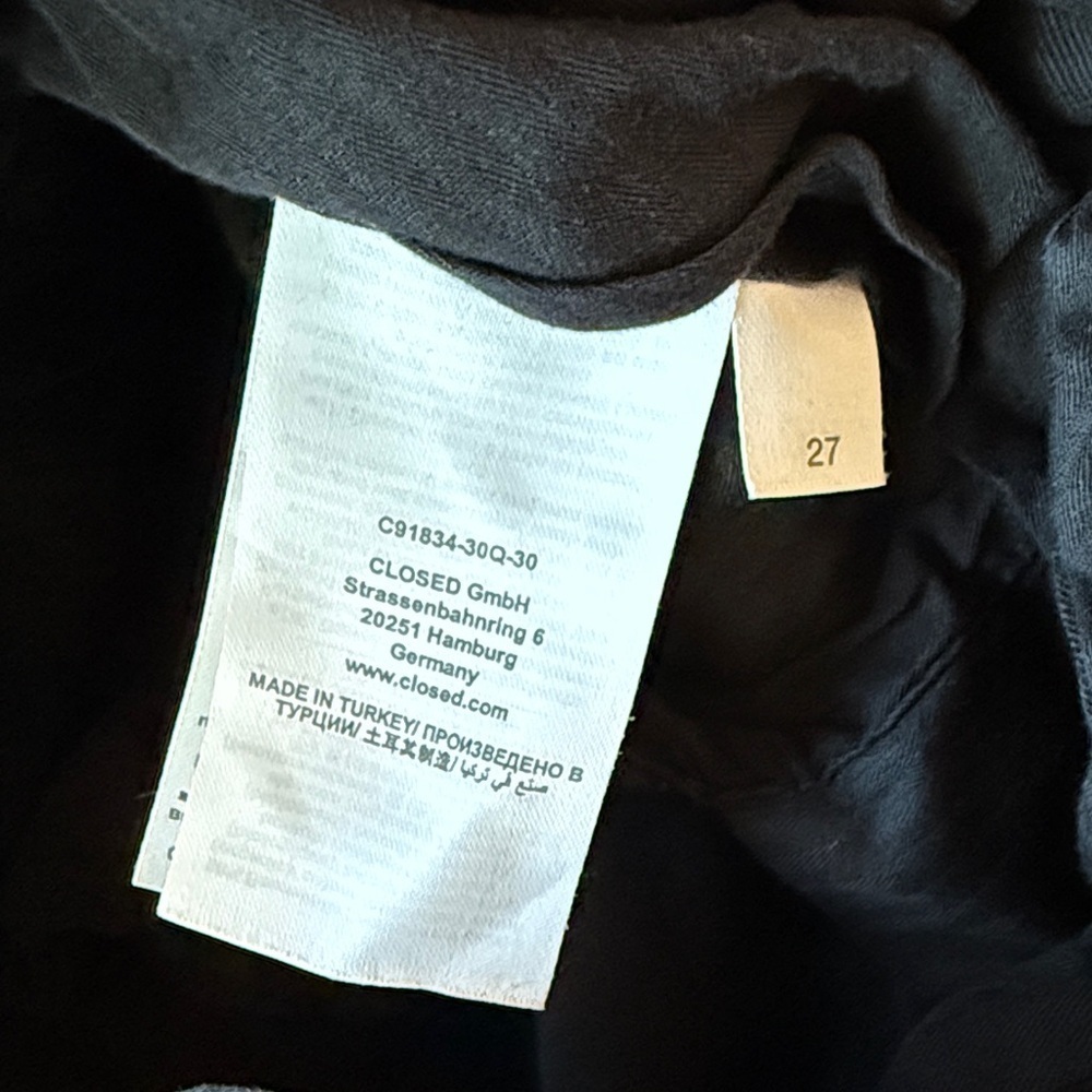 Closed Women's 27 Black Wide Leg Pants - Picture 3 of 5